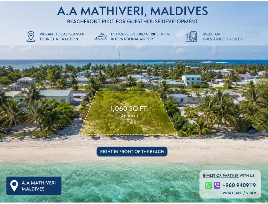 🏝️ Investment & Partnership Opportunity in the Maldives 🏝️
