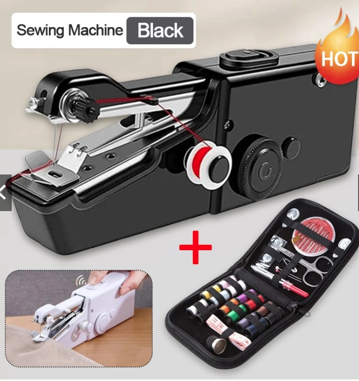 Mini Handheld Electric Sewing Machine Kit – Portable Quick-Stitch Tool (300g)