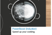 Bosch Series 2 60cm Induction Hob (PUG61RAA5B) – 4 Cooking Zones | PowerBoost | Child Lock | Plug & Play